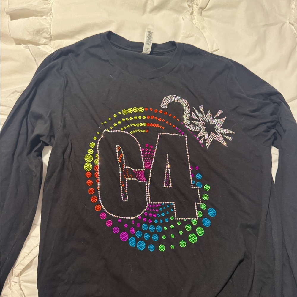Raleigh Rhinestone Cheer Extreme C4 Bombsquad black Long sleeve